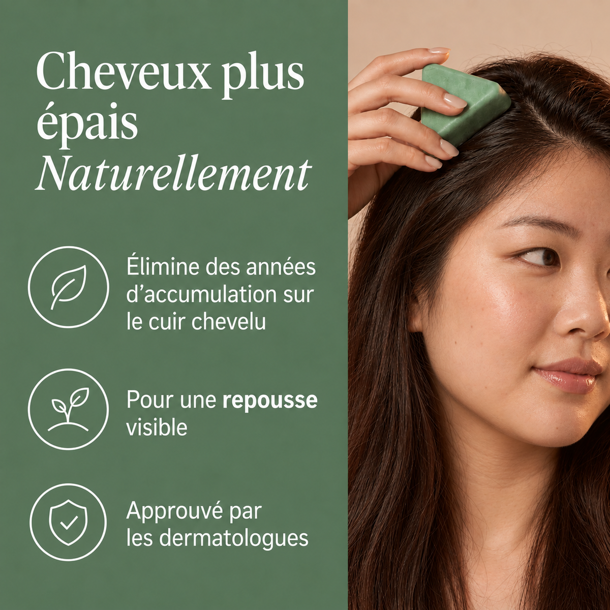 Rituel Coréen Apaisant — Shampooing Solide Cuir Chevelu